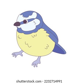 Isolated cute bird icon Animal Vector