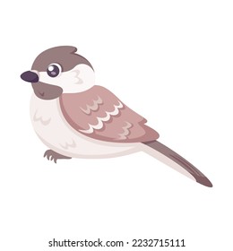 Isolated cute bird icon Animal Vector