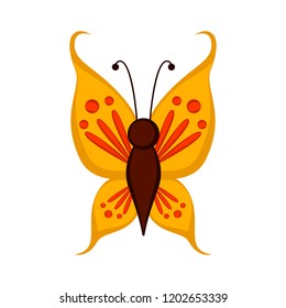 Isolated cute butterfly icon. Vector illustration design