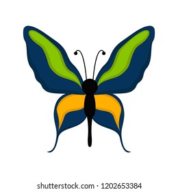 Isolated cute butterfly icon. Vector illustration design