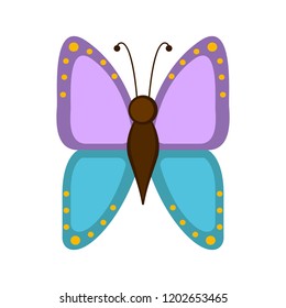 Isolated cute butterfly icon. Vector illustration design