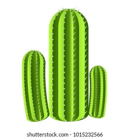 Isolated cute cactus