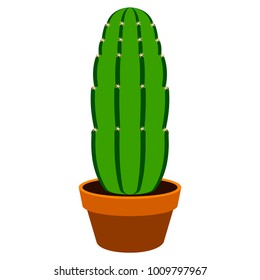 Isolated cute cactus icon. Vector illustration design
