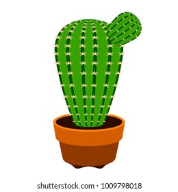 Isolated cute cactus icon. Vector illustration design