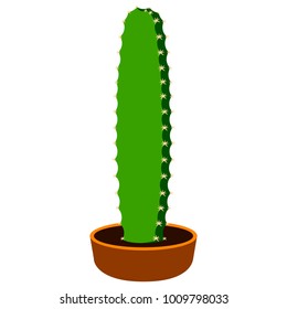 Isolated cute cactus icon. Vector illustration design