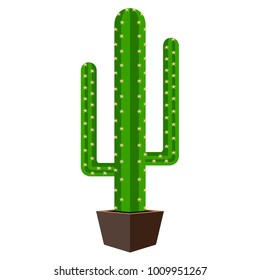 Isolated cute cactus icon. Vector illustration design