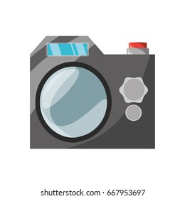 isolated cute camera