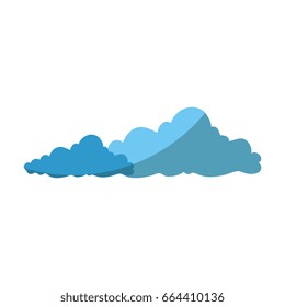 isolated cute clouds