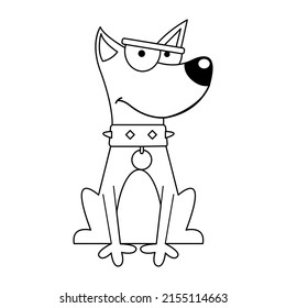 Isolated cute dog breed cartoon kawaii Vectorillustration