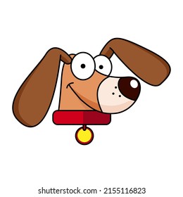 Isolated cute dog breed cartoon kawaii Vectorillustration