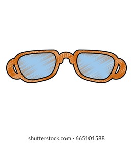 isolated cute glasses