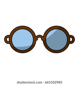 isolated cute glasses