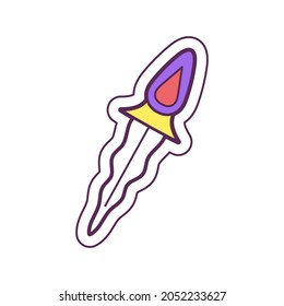 Isolated cute halloween dagger weapon icon Vector illustration
