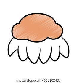 isolated cute moustache