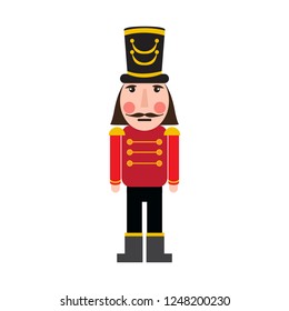 Cute Nutcracker Soldier Stock Vector (Royalty Free) 1260602665 ...