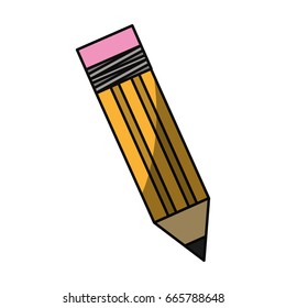 isolated cute pencil