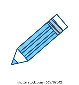 isolated cute pencil