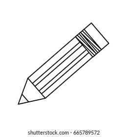 isolated cute pencil