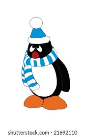 Isolated Cute Penguin
