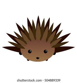 Simple Hedgehog Logo Icon Symbol Stock Vector (Royalty Free) 1653152743