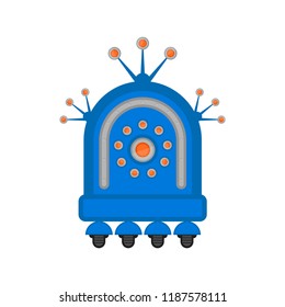 Isolated cute robot toy