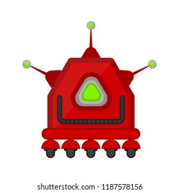 Isolated cute robot toy