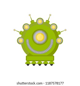 Isolated cute robot toy