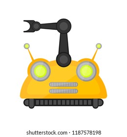 Isolated cute robot toy