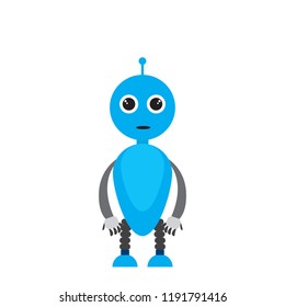 Isolated cute robot toy