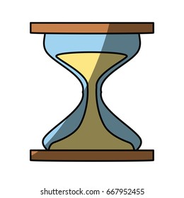 isolated cute sand watch