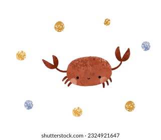 Isolated cute sea fish. Set of freshwater aquarium cartoon fish for print, children development.  Cartoon set of aquarium characters, funny marine creatures, puffer fish isolated on white background