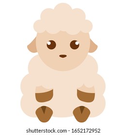 Isolated cute sheep cartoon - Vector illustration design