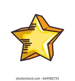 isolated cute star