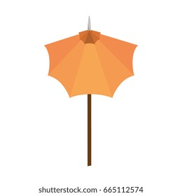isolated cute umbrella