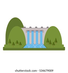 Isolated dam design