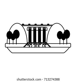 Isolated dam design