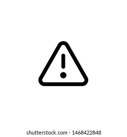 Isolated Danger Vector Flat Icon, Pictogram