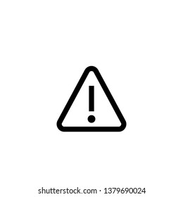 Isolated Danger Vector Icon, Pictogram