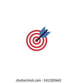 Isolated Dart Vector Icon, Emoji, Emoticon