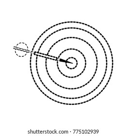Isolated dartboard design