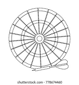 Isolated dartboard design