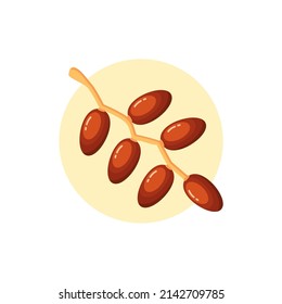 Isolated dates simple vector logo design