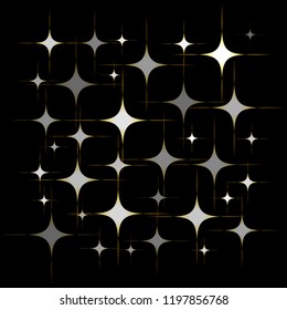Isolated Dazzling Camera Flashes Sparkle Stars, Warm White Yellow Orange, Bright Lights, Holiday Night Sky, Dazzle Sparkle Highlights Lens Flares, Pattern Graphic Elements,Spectacular Glamorous Vector