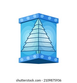 Isolated decorated christmas lanterns Vector illustration design