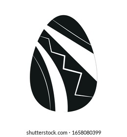 Isolated decorated easter eggs. Easter season - Vector