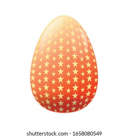 Huevos de Pascua decorados aislados. Temporada de Pascua - Vector