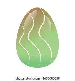 Isolated decorated easter eggs. Easter season - Vector