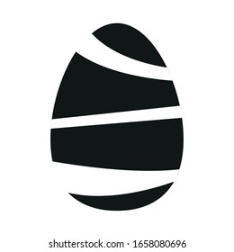 Isolated decorated easter eggs. Easter season - Vector