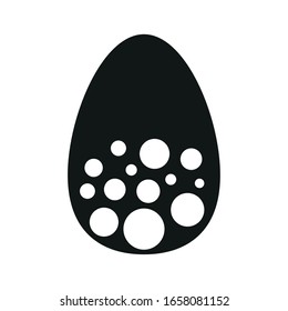 Isolated decorated easter eggs. Easter season - Vector