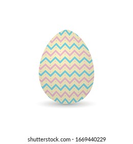 Isolated decorated easter eggs. Easter season - VEctor